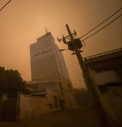 تندباد شب گذشته ۷۰ فیدر برق اهواز را از مدار خارج کرد