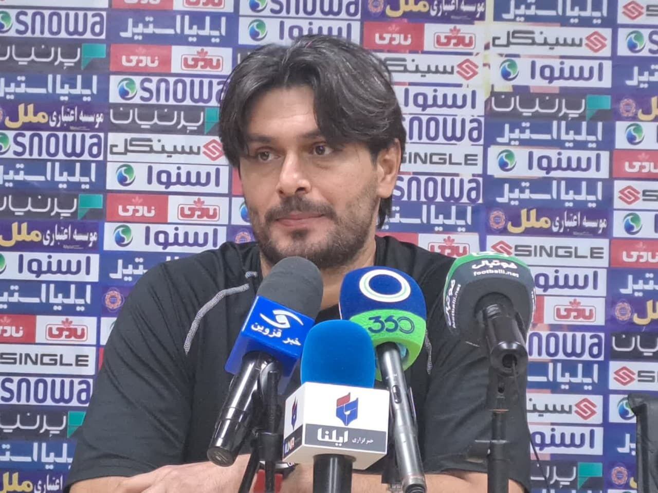 سرمربی تیم شمس آذر قزوین در نشست خبری حاضر نشد