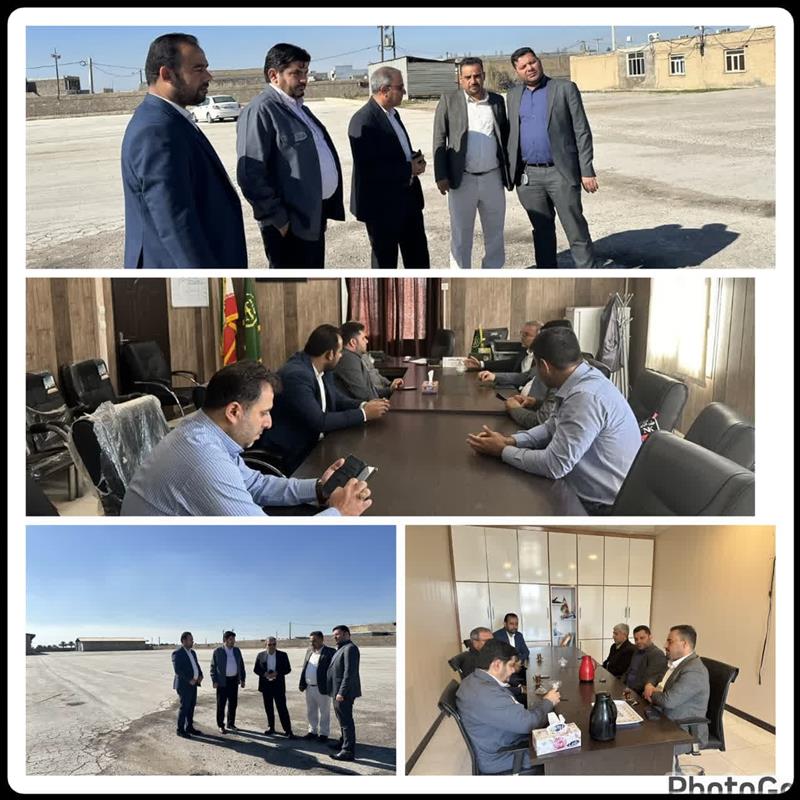 دیدار مسئولین تعاون روستایی خوزستان با مدیر جهاد کشاورزی شهرستان حمیدیه
