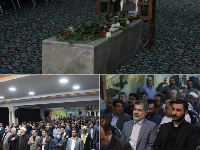 حضور قائممقام شرکت آبفا اهواز در گلزار شهدای بهشتآباد اهواز