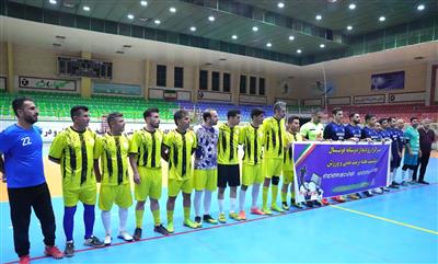 برگزاری دیدار دوستانه فوتسال بین نفت و گاز مارون و محیط زیست خوزستان