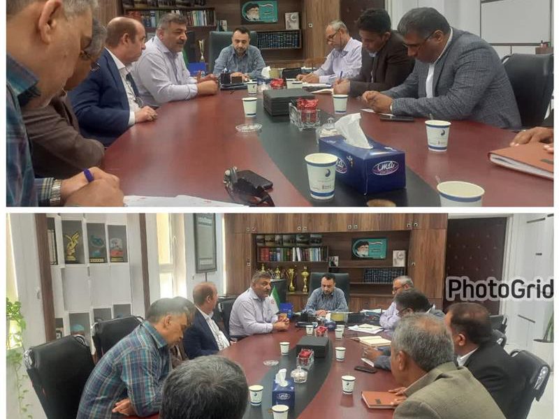 برگزاری جلسه واگذاری توزیع اب به شرکتهای تعاونی تولید شهرستان اهواز