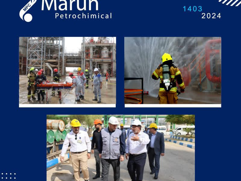 مدیران کار استان خوزستان میهمان شرکت پتروشیمی مارون