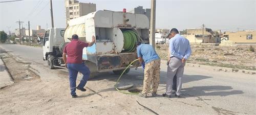 شستشو و لایروبی بیش از ۷ کیلومتر از شبکه جمع آوری فاضلاب خرمشهر