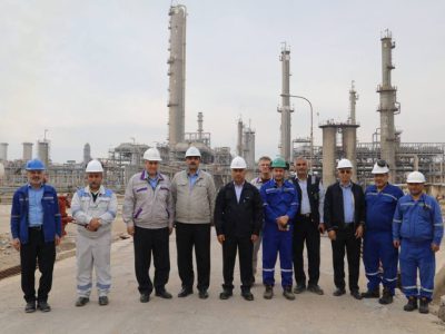 بازدید مدیرعامل پتروشیمی بندر امام از طرح‌های توسعه‌ای و برخی واحدهای مجتمع