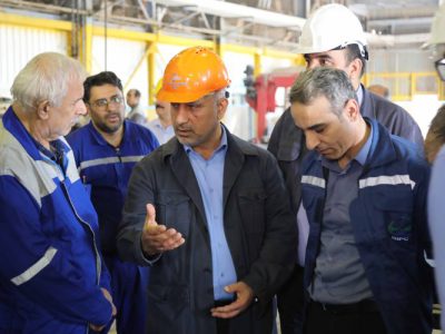 بازدید مدیرعامل پتروشیمی بندرامام از واحدهای تولیدی و پروژههای مجتمع