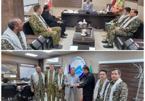 دیدار بسیجیان شرکت آبفا اهواز با مهندس دشتیزاده