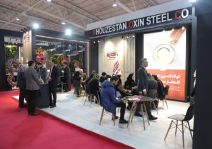 حضور فعال فولاد اکسین خوزستان در نمایشگاه بین‌المللی متالوژی ایران متافو/ نقش پررنگ فولاد اکسینی‌ها در توسعه صنعت فولاد ایران