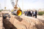 بازدید مدیرعامل آبفا خوزستان از روند اجرای پروژه فاضلاب اهواز در منطقه ملی‌راه