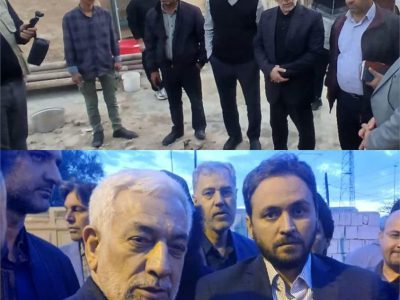 بازدید معاون وزیر نیرو از مناطق زلزلهزده مسجدسلیمان