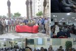 برگزاری مراسم زیارت عاشورا به مناسبت گرامیداشت هفته بسیج در آبفا خوزستان