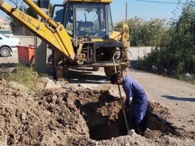 رفع بیش از ۶۰ مورد شکستگی خطوط توزیع آب مینوشهر