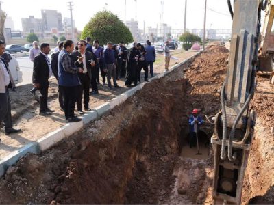 صنایع خوزستان در تکمیل خطوط تصفیهخانه غرب اهواز همکاری کنند