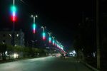 نورپردازی بلوار عشایر توسط شهرداری خرمشهر اصلاح و بهسازی شد