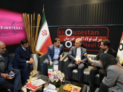 تولیدات فولاد اکسین خوزستان برای اجرای طرح های ملی از اهمیت بالایی برخوردار هستند