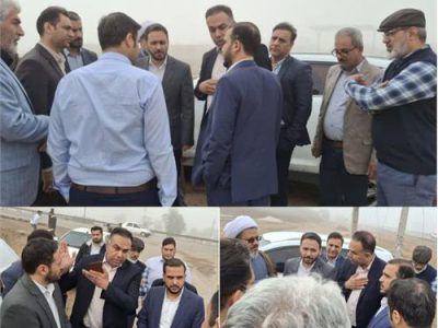 بازدید نماینده مردم اهواز از روند اجرایی پروژه آبرسانی روستاهای باوی