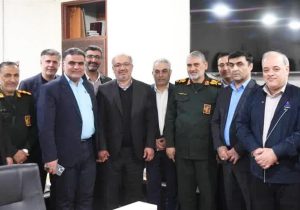 تجلیل مدیرعامل شرکت نفت و گاز اروندان از فرمانده سپاه حضرت ولیعصر(عج) خوزستان