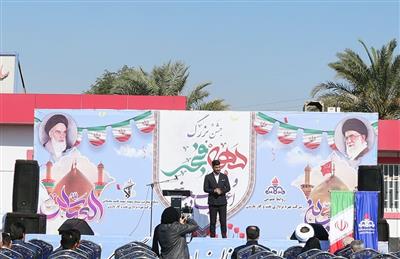 برگزاری جشن دهه فجر و اعیاد شعبانیه در نفت و گاز مارون
