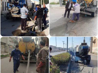 لایروبی بیش از ۲۸۰ هزار متر از خطوط جمع آوری فاضلاب در اهواز