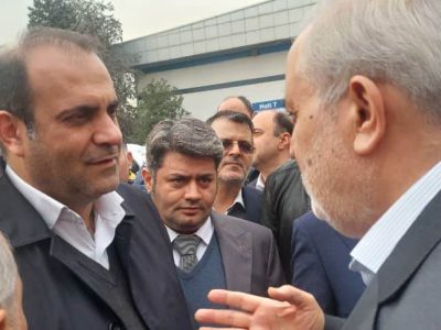 بازدید وزیر نیرو از غرفه شرکت لوله سازی اهواز در بیستمین نمایشگاه بین المللی صنعت آب و تاسیسات آب و فاضلاب ایران(WATEX)