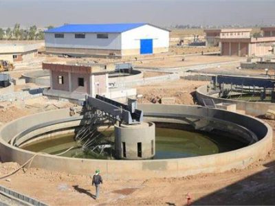 پیشرفت طرح‌های کلان فاضلاب در شرق و غرب اهواز