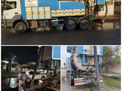 لایروبی و شُستوشوی بیش از ۴۷۷ هزار متر از خطوط شبکه فاضلاب اهواز