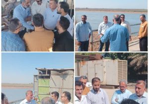 بازدید مدیرعامل شرکت آبفا اهواز از دو تأسیسات‌ آبرسانی شهر شیبان و شهید الماسی غیزانیه