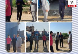 بازدید مدیرعامل شرکت آب و فاضلاب اهواز از تصفیه‌خانه شهدای کوت عبدالله