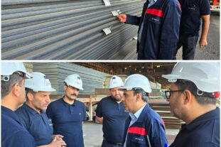 بازدید مدیر عامل شرکت فولاد اکسین خوزستان از انبار محصولات؛ تأکید بر بهینهسازی فرآیندها و قدردانی از کارکنان