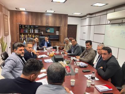 برگزاری جلسه معاونت توسعه تعاونی ها ، تشکل ها و نظام های بهره برداری با مسئولین سازمان آب و برق خوزستان