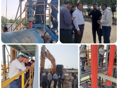 بازدید میدانی مدیرعامل شرکت آب و فاضلاب اهواز از روند اجرایی طرح‌های عمرانی مرتبط با تنش آبی اهواز