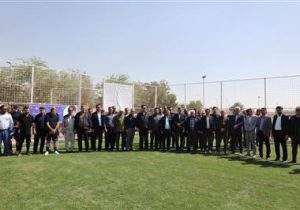 افتتاح چمن مصنوعی واحدهای عملیاتی نفت و گاز مارون