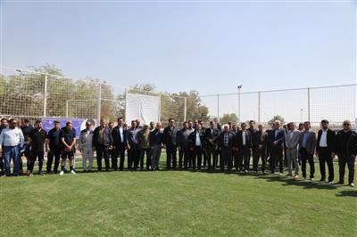 افتتاح چمن مصنوعی واحدهای عملیاتی نفت و گاز مارون