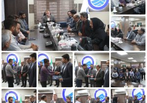 تقدیر از کارگران نمونه شرکت آبفا اهواز