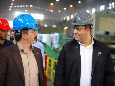 حضور اعضای ارشد صندوق بازنشستگی کشوری و مدیرعامل هلدینگ صبا انرژی در شرکت لولهسازی اهواز