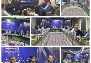 دیدار و گفتگو مسئولین تعاون روستایی با مسئولین شهرستان آبادان