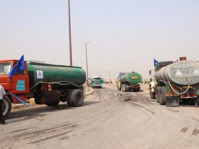 تداوم آبرسانی شرکت نفت و گاز اروندان به آبادان، خرمشهر و هویزه