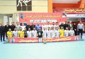 نیشکری‌ها قهرمان مسابقات فوتسال کارگران خوزستان شدند