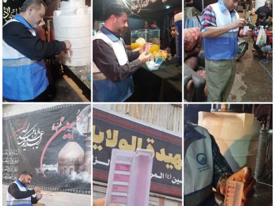 در دهه اول محرم انجام شد؛ پایش مستمر آب آشامیدنی مواکب، حسینیهها و مساجد شهرها و روستاهای اهواز، کارون، باوی و حمیدیه
