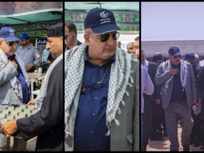 چهارمین سال خدمت‌رسانی؛ بزرگترین موکب نیشکری‌ها در مسیر شلمچه برپا شد