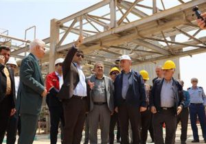 بازدید معاون وزیر نفت از تاسیسات فرایندی نفت و گاز مارون