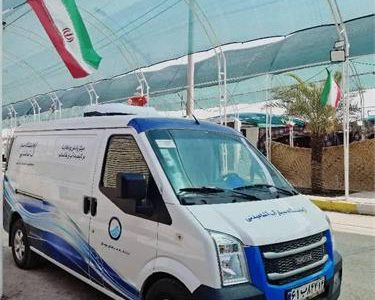 استقرار آزمایشگاه سیار آب آشامیدنی در مرز چذابه