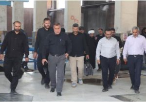 بازدید رابطین و معتمدین حلقههای میانی مردمی در محلات شرق و غرب اهواز از تصفیهخانه شهید منجزی اهواز