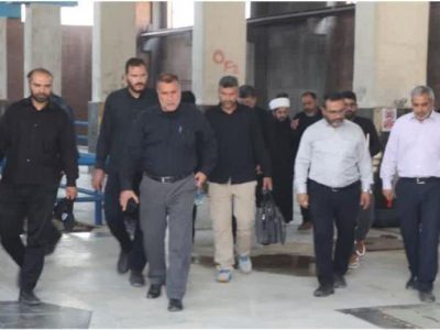 بازدید رابطین و معتمدین حلقههای میانی مردمی در محلات شرق و غرب اهواز از تصفیهخانه شهید منجزی اهواز