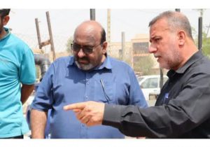 بازدید مدیرعامل آبفا اهواز از کوی مهدیس جهت بررسی پایداری آب