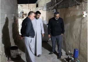 حضور شبانه مدیرعامل آبفا اهواز در شهرستان کارون برای اطمینان از پایداری آب و آرامش شهروندان