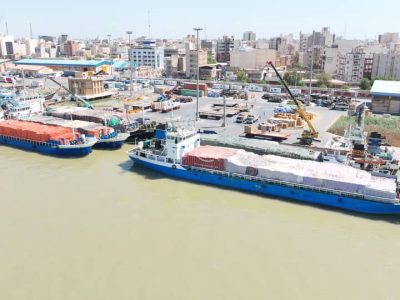 رشد ۴۱ درصدی تخلیه و بارگیری در بنادر سه‌گانه آبادان