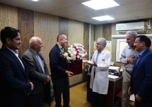 دیدار مدیر عامل نفت و گاز مارون با کادر درمان