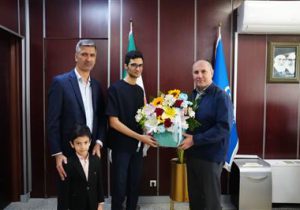 تقدیر مدیر عامل نفت و گاز مارون از رتبه ۵ کنکور سراسری