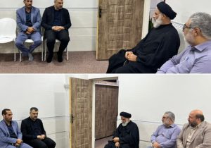 دیدار مدیرعامل شرکت آب و فاضلاب اهواز با نماینده ولی فقیه در استان خوزستان
